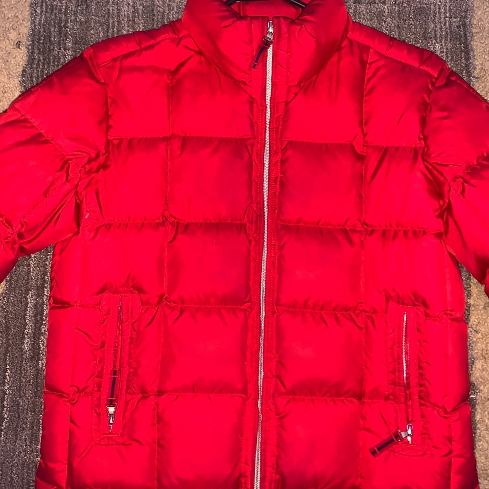 Tommy Hilfiger red winter jacket